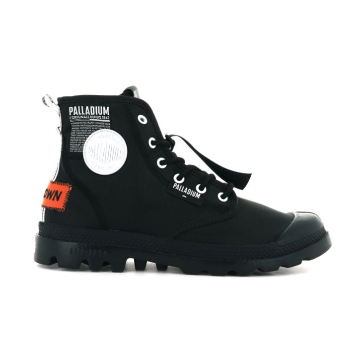 Palladium Pampa Lite Overlab Laarzen Dames Zwart | NL 03QBOMY